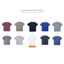 將圖片載入圖庫檢視器 (#31-40) Fine 265g Cotton T-Shirt