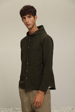 將圖片載入圖庫檢視器 Seersucker Cotton Mixed Shirt (GN)