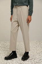 將圖片載入圖庫檢視器 (IP20BE) Pleated Slim-Fit Wrinkle Resistant Trousers