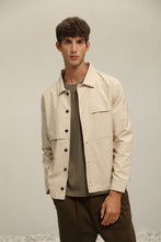 將圖片載入圖庫檢視器 Relaxed-Fit Cotton Twill Jacket (BE)
