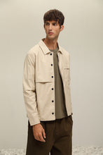 將圖片載入圖庫檢視器 Relaxed-Fit Cotton Twill Jacket (BE)