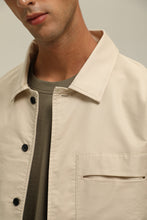 將圖片載入圖庫檢視器 Relaxed-Fit Cotton Twill Jacket (BE)