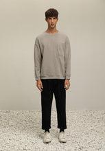 將圖片載入圖庫檢視器 Cotton Mixed Pocket Sweater (GY)