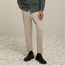 將圖片載入圖庫檢視器 (IP20BE) Pleated Slim-Fit Wrinkle Resistant Trousers