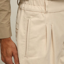 將圖片載入圖庫檢視器 Twill Cotton Tapered Trousers (BE)