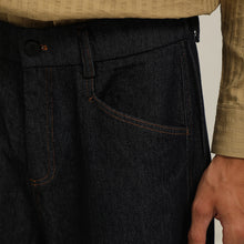 將圖片載入圖庫檢視器 Denim Coarse-Textured Trousers (DN)