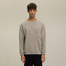 將圖片載入圖庫檢視器 Cotton Mixed Pocket Sweater (GY)
