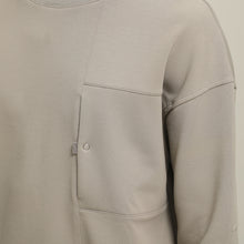 將圖片載入圖庫檢視器 Cotton Mixed Pocket Sweater (GY)