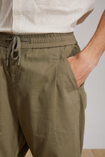 將圖片載入圖庫檢視器 Relaxed Tether Cotton Trousers (GN)
