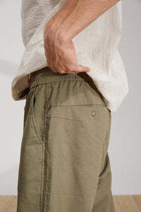 Relaxed Tether Cotton Trousers (GN)
