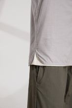 將圖片載入圖庫檢視器 V-neck Linen Loose T-Shirt (GY)
