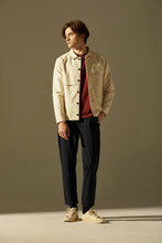 將圖片載入圖庫檢視器 Relaxed-Fit Cotton Twill Jacket (BE)