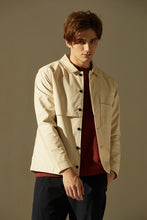 將圖片載入圖庫檢視器 Relaxed-Fit Cotton Twill Jacket (BE)