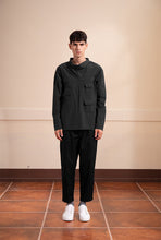 Load image into Gallery viewer, Loose-Collar Cotton Shirt (BK)