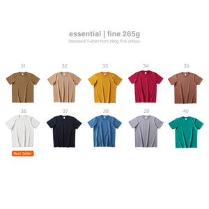 (#41-49) Fine 265g Cotton T-Shirt