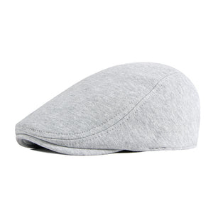 Elastic Cotton Flat Cap