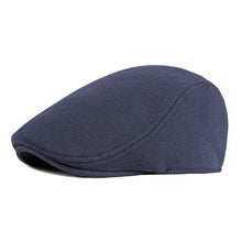 Load image into Gallery viewer, Elastic Cotton Flat Cap
