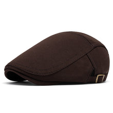 將圖片載入圖庫檢視器 (CAP37) Buckled Flat Cap
