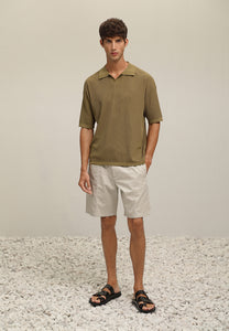 (SP10GY) Tailored Chino Shorts