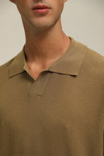 Load image into Gallery viewer, (IT01GN) Buttonless Knit Polo Shirt
