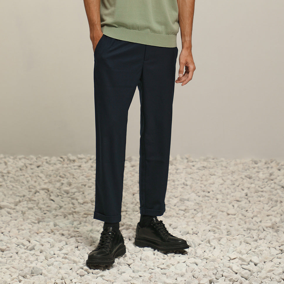 (P45NY) Slim-Fit Tapered  Trousers