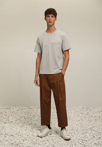 (T21GY) Relaxed-Fit Texture T-Shirt