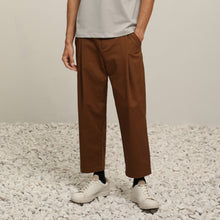 將圖片載入圖庫檢視器 (P46BN) Dobby Cotton Mixtured Trousers (BN)
