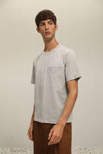 Load image into Gallery viewer, (T21GY) Relaxed-Fit Texture T-Shirt
