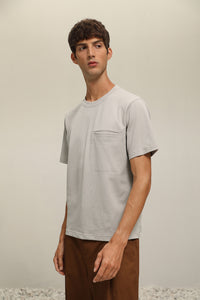 (T21GY) Relaxed-Fit Texture T-Shirt