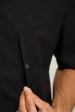 將圖片載入圖庫檢視器 (T22BK) Seersucker ContrastT-shirt
