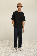 將圖片載入圖庫檢視器 (T22BK) Seersucker ContrastT-shirt

