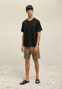 Tencel Regular-Fit T-Shirt (BK)