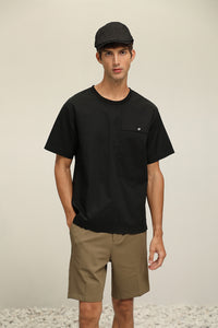 Tencel Regular-Fit T-Shirt (BK)