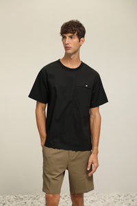 Tencel Regular-Fit T-Shirt (BK)