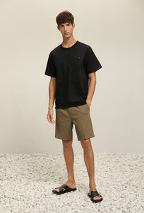 Tencel Regular-Fit T-Shirt (BK)