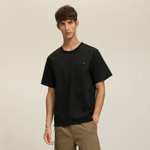 Tencel Regular-Fit T-Shirt (BK)