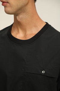 Tencel Regular-Fit T-Shirt (BK)