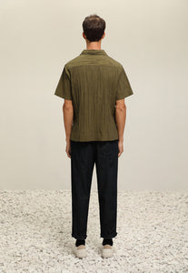 (P31DN) Relaxed-Fit Drawstring Cotton Trousers