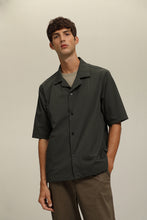 Load image into Gallery viewer, (S07GN) Camp Collar Texture Shirt
