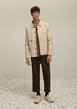 將圖片載入圖庫檢視器 Twill Cotton Tapered Trousers (GN)
