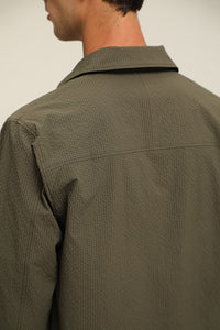 (J30GN) Light-Weight Checkered Texture Jacket