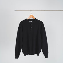 Load image into Gallery viewer, (IT08BK) Buttoned Knit Sweater
