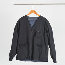 將圖片載入圖庫檢視器 Double Side V-neck Jacket(BK/DN)
