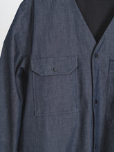 將圖片載入圖庫檢視器 Double Side V-neck Jacket(BK/DN)
