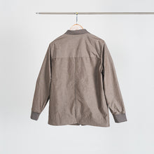 將圖片載入圖庫檢視器 (J26BN) Wool Cotton Mixed Curved Jacket
