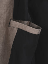 將圖片載入圖庫檢視器 (J26BN) Wool Cotton Mixed Curved Jacket
