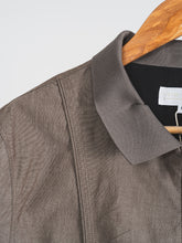 將圖片載入圖庫檢視器 (J26BN) Wool Cotton Mixed Curved Jacket
