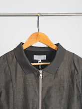 將圖片載入圖庫檢視器 (J26DG) Wool Cotton Mixed Curved Jacket
