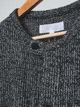 Load image into Gallery viewer, (K02BK) Flecked Collarless Cardigan
