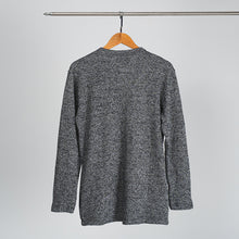 Load image into Gallery viewer, (K02BK) Flecked Collarless Cardigan
